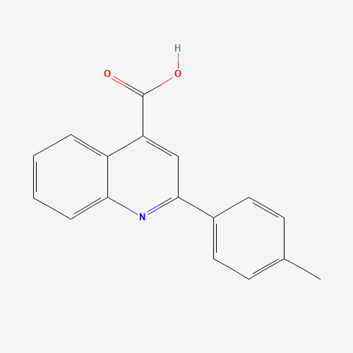 2-P-TOLYL-QUINOLINE-4-CARBOXYLIC ACID (CAS: 20389-05-3) - Chemical Structure and Molecular Formula 