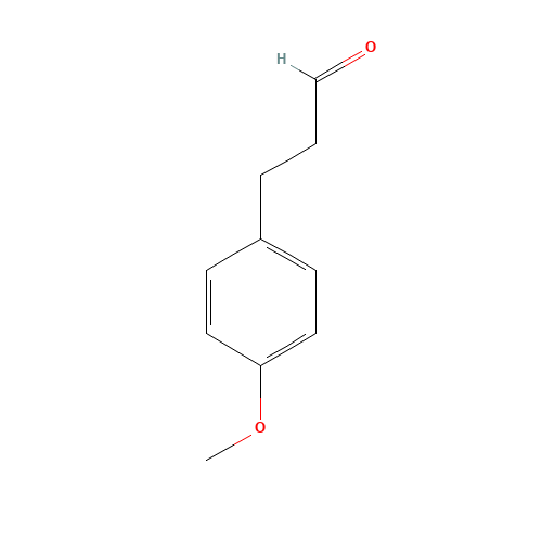 3-(4-METHOXY-PHENYL)-PROPIONALDEHYDE (CAS: 20401-88-1) - Chemical Structure and Molecular Formula 