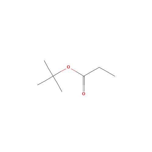TERT-BUTYL PROPIONATE (CAS: 20487-40-5) - Chemical Structure and Molecular Formula 