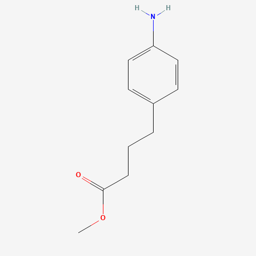 METHYL 4-(4-AMINOPHENYL)BUTANOATE (CAS: 20637-09-6) - Chemical Structure and Molecular Formula 
