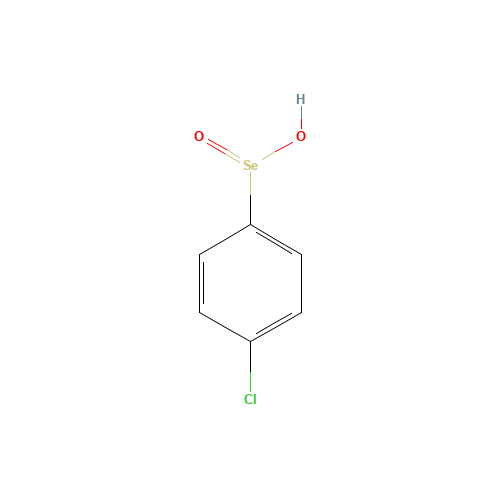 4-CHLOROBENZENESELENINIC ACID (CAS: 20753-53-1) - Chemical Structure and Molecular Formula 