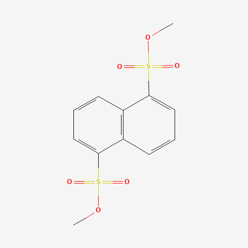 1,5-NAPHTHALENEDISULFONIC ACID DIMETHYL ESTER (CAS: 20779-13-9) - Chemical Structure and Molecular Formula 