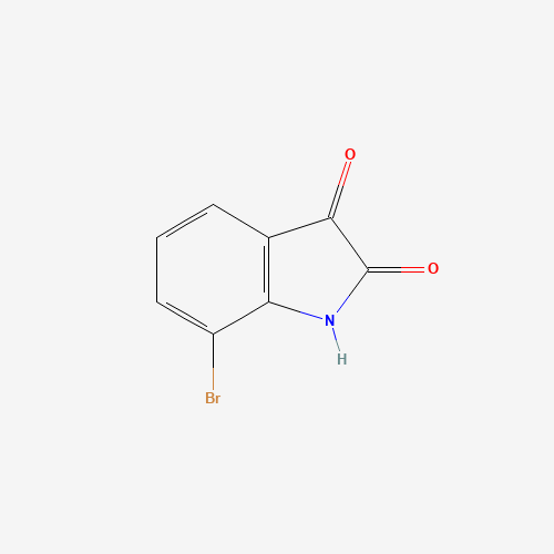 7-BROMO-1H-INDOLE-2,3-DIONE (CAS: 20780-74-9) - Chemical Structure and Molecular Formula 