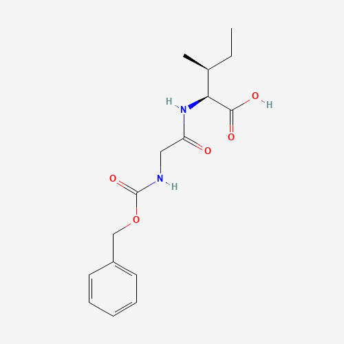 Z-GLY-ILE-OH (CAS: 20807-11-8) - Chemical Structure and Molecular Formula 