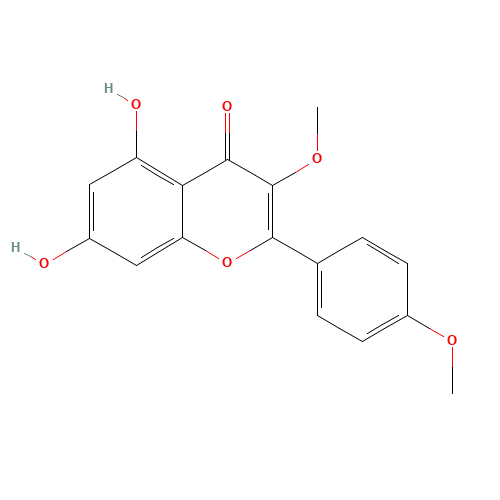 5,7-DIHYDROXY-3-METHOXY-2-(4-METHOXY-PHENYL)-CHROMEN-4-ONE (CAS: 20869-95-8) - Related Chemical Product