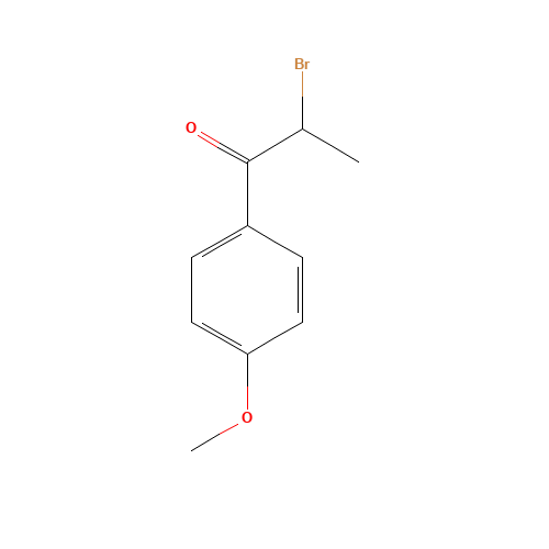 4-METHOXY-BETA-BROMOPROPIOPHENONE (CAS: 21086-33-9) - Chemical Structure and Molecular Formula 