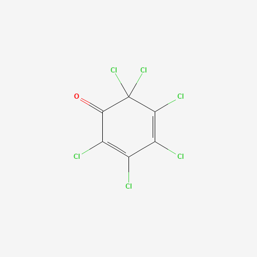 2,3,4,5,6,6-HEXACHLORO-2,4-CYCLOHEXADIEN-1-ONE (CAS: 21306-21-8) - Related Chemical Product