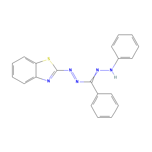 5-(2-BENZOTHIAZOLYL)-1,3-DIPHENYLFORMAZAN (CAS: 21326-44-3) - Related Chemical Product