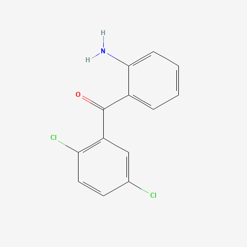 2-AMINO-2',5'-DICHLOROBENZOPHENONE (CAS: 21723-84-2) - Chemical Structure and Molecular Formula 