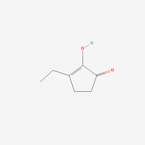 3-Ethyl-2-hydroxy-2-cyclopenten-1-one (CAS: 21835-01-8) - Chemical Structure and Molecular Formula 