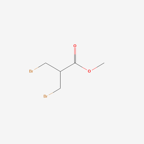 METHYL 3-BROMO-2-(BROMOMETHYL)PROPIONATE (CAS: 22262-60-8) - Chemical Structure and Molecular Formula 