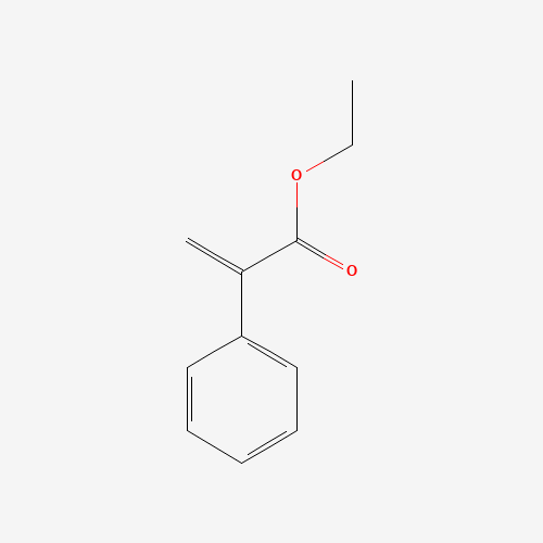 Ethyl 2-phenylacrylate (CAS: 22286-82-4) - Chemical Structure and Molecular Formula 