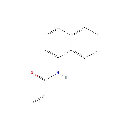 N-(1-NAPHTHYL) ACRYLAMIDE (CAS: 22302-62-1) - Chemical Structure and Molecular Formula 