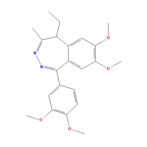 TOFISOPAM (CAS: 22345-47-7) - Chemical Structure and Molecular Formula 