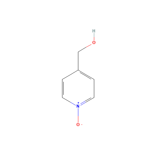 4-PYRIDYLCARBINOL N-OXIDE (CAS: 22346-75-4) - Chemical Structure and Molecular Formula 