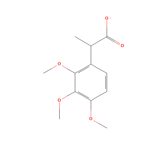 METHYL-2,3,4-TRIMETHOXYPHENYLACETATE (CAS: 22480-88-2) - Chemical Structure and Molecular Formula 