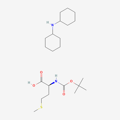 BOC-MET-OH DCHA (CAS: 22823-50-3) - Chemical Structure and Molecular Formula 