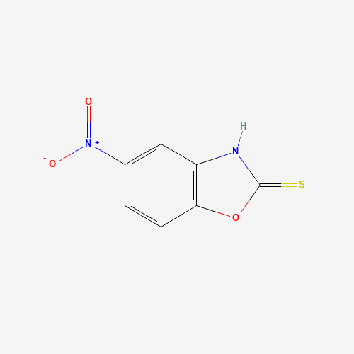 5-NITRO BENZOXAZOLO-2-THIONE (CAS: 22876-21-7) - Chemical Structure and Molecular Formula 