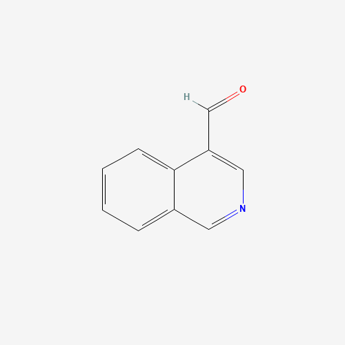 Isoquinoline-4-carbaldehyde (CAS: 22960-16-3) - Chemical Structure and Molecular Formula 