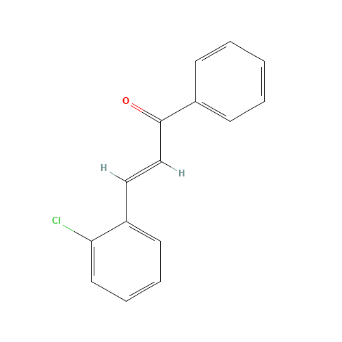 2-Chlorochalcone (CAS: 22966-11-6) - Chemical Structure and Molecular Formula 