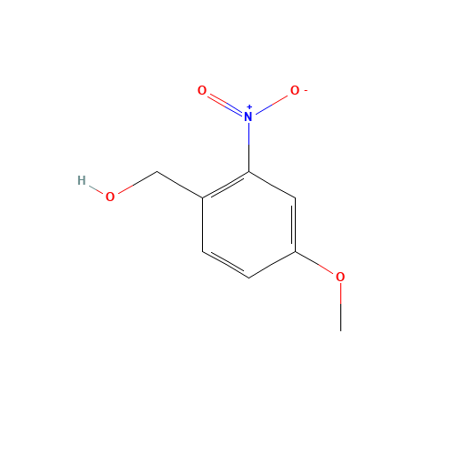 4-METHOXY-2-NITROBENZYL ALCOHOL (CAS: 22996-23-2) - Chemical Structure and Molecular Formula 