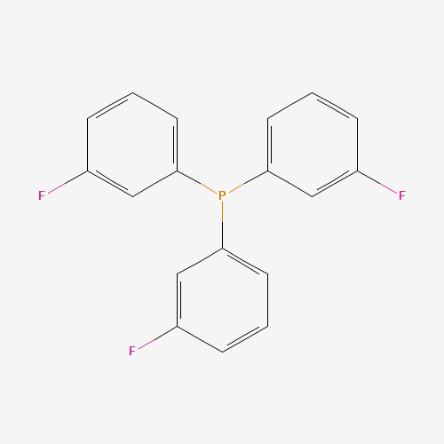 TRIS(3-FLUOROPHENYL)PHOSPHINE (CAS: 23039-94-3) - Chemical Structure and Molecular Formula 