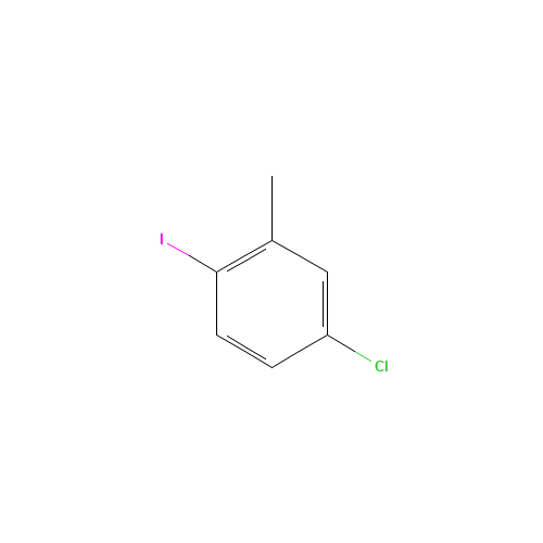 5-CHLORO-2-IODOTOLUENE (CAS: 23399-70-4) - Chemical Structure and Molecular Formula 