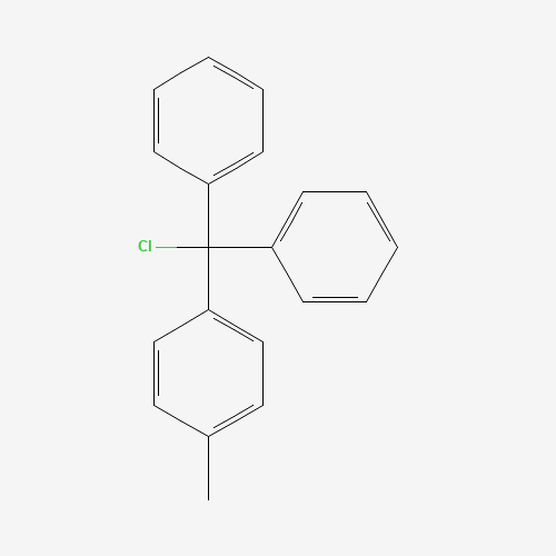 4-METHYLTRITYL CHLORIDE (CAS: 23429-44-9) - Chemical Structure and Molecular Formula 
