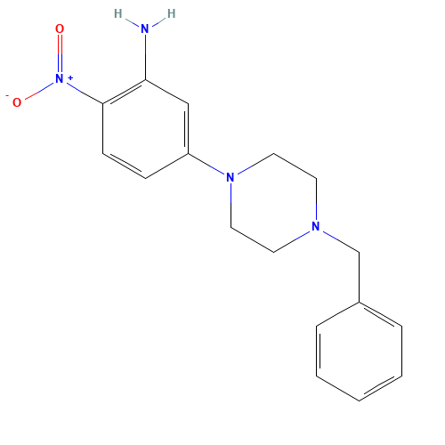 5-(4-BENZYLPIPERAZINO)-2-NITROANILINE (CAS: 23470-43-1) - Related Chemical Product