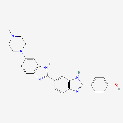 HOECHST 33258 (CAS: 23491-44-3) - Chemical Structure and Molecular Formula 