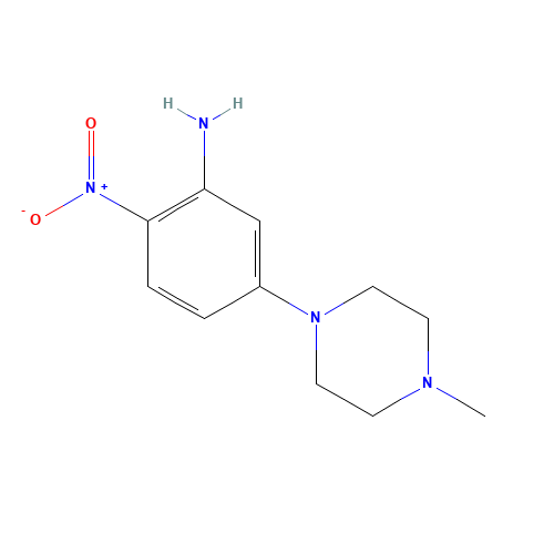 5-(4-Methylpiperazin-1-yl)-2-nitroaniline (CAS: 23491-48-7) - Related Chemical Product