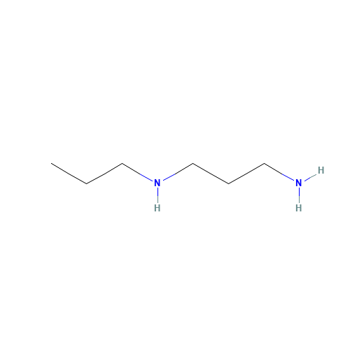 N-PROPYL-1,3-PROPANEDIAMINE (CAS: 23764-31-0) - Chemical Structure and Molecular Formula 