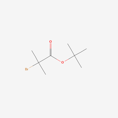 t-Butyl 2-bromo isobutyrate chemical structure t-Butyl 2-bromo isobutyrate (CAS: 23877-12-5) - Chemical Structure and Molecular Formula