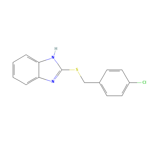 2-(4-CHLOROBENZYLTHIO)-1H-BENZO[D]IMIDAZOLE (CAS: 23976-76-3) - Related Chemical Product