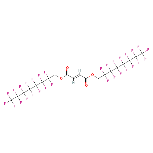 BIS(1H,1H-PERFLUOROOCTYL)FUMARATE (CAS: 24120-18-1) - Chemical Structure and Molecular Formula 