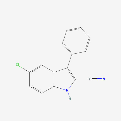 5-CHLORO-3-PHENYL-1H-INDOLE-2-CARBONITRILE (CAS: 24139-17-1) - Related Chemical Product