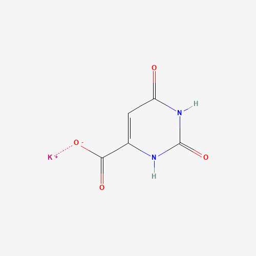 Potassium orotate (CAS: 24598-73-0) - Chemical Structure and Molecular Formula 