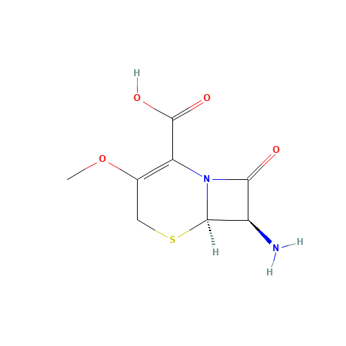 7-Amino-3-methoxy-3-cephem-4-carboxylic acid (CAS: 51803-38-4) - Related Chemical Product
