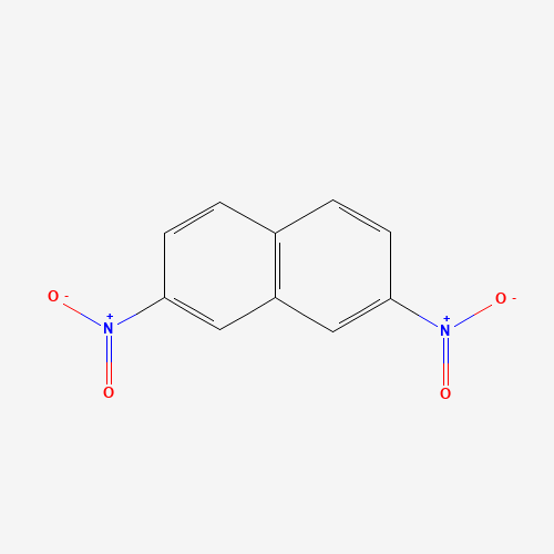 2,7-DINITRONAPHTHALENE (CAS: 24824-27-9) - Chemical Structure and Molecular Formula 