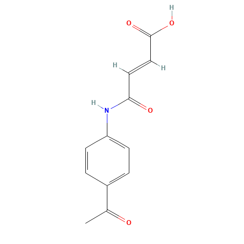 3-(N-(4-ACETYLPHENYL)CARBAMOYL)PROP-2-ENOIC ACID (CAS: 24870-12-0) - Related Chemical Product