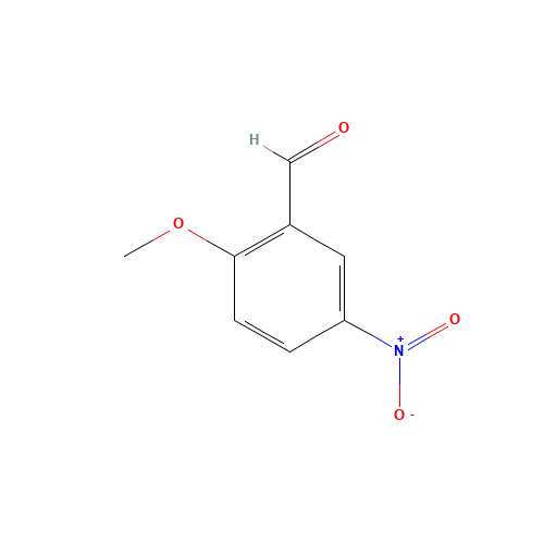 2-METHOXY-5-NITROBENZALDEHYDE (CAS: 25016-02-8) - Chemical Structure and Molecular Formula 
