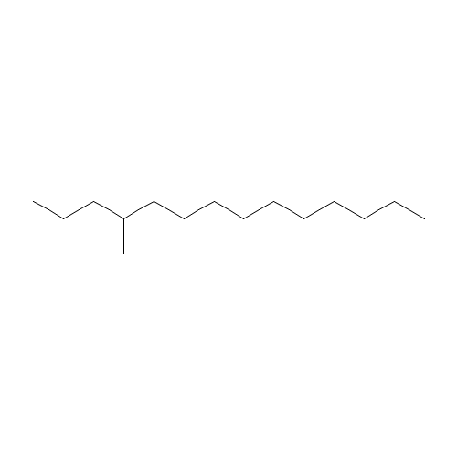 4-METHYLTETRADECANE (CAS: 25117-24-2) - Chemical Structure and Molecular Formula 