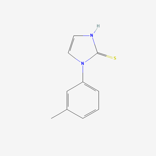1-(M-TOLYL)IMIDAZOLINE-2-THIONE (CAS: 25372-35-4) - Chemical Structure and Molecular Formula 