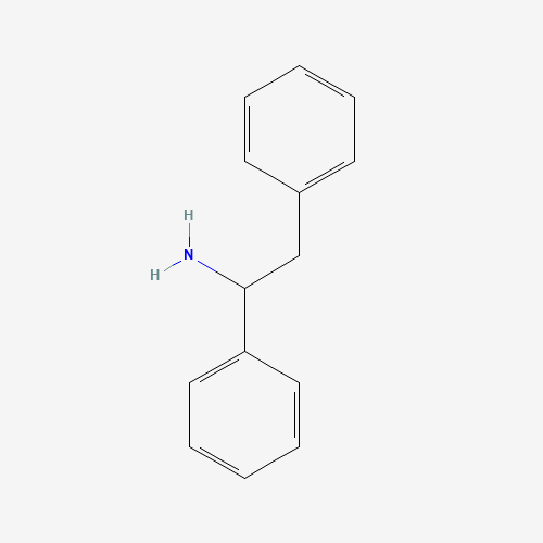 1,2-DIPHENYLETHYLAMINE (CAS: 25611-78-3) - Chemical Structure and Molecular Formula 
