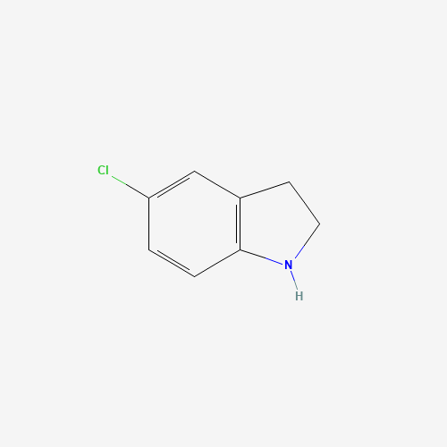 5-Chloroindoline (CAS: 25658-80-4) - Chemical Structure and Molecular Formula 