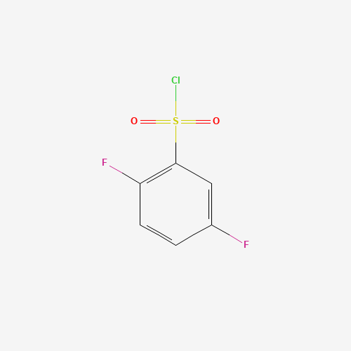 2,5-DIFLUOROBENZENESULFONYL CHLORIDE (CAS: 26120-86-5) - Chemical Structure and Molecular Formula 