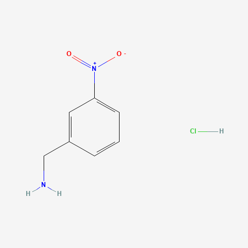 3-Nitrobenzylammonium hydrochloride (CAS: 26177-43-5) - Chemical Structure and Molecular Formula 