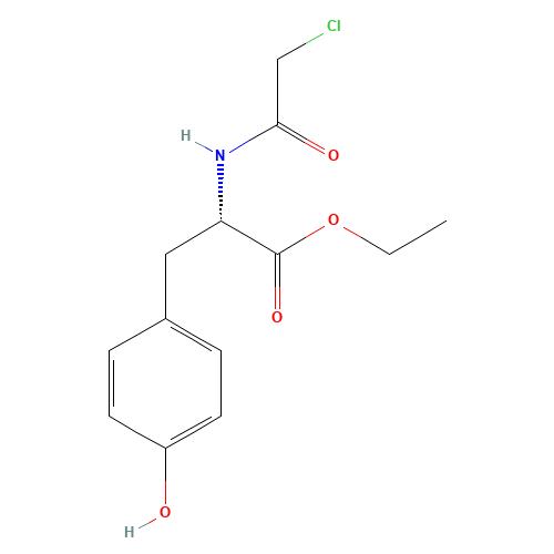 CHLOROAC-TYR-OET (CAS: 26212-73-7) - Chemical Structure and Molecular Formula 