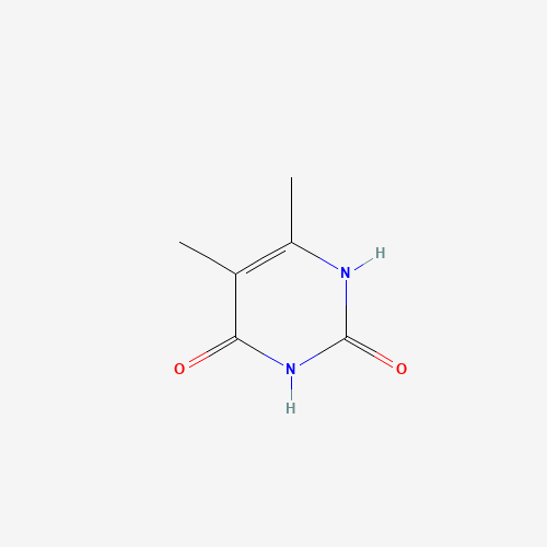 5,6-DIMETHYLURACIL (CAS: 26305-13-5) - Chemical Structure and Molecular Formula 