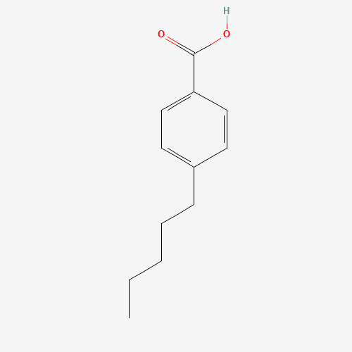 4-Pentylbenzoic acid (CAS: 26311-45-5) - Chemical Structure and Molecular Formula 